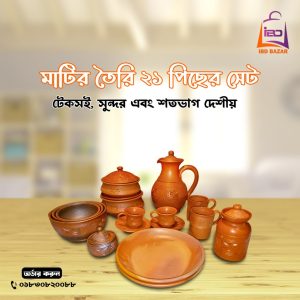 ২১ পিছের ডিনার সেট